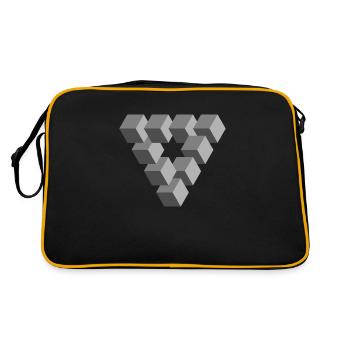Illusions - Sac Retro - noir/or - Dos