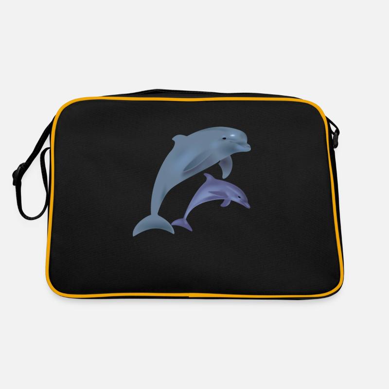 Dolphins Retro Tasche