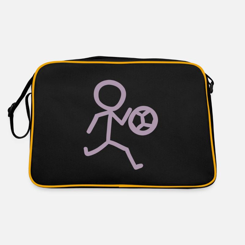Fußballer Minimalist Retro Tasche