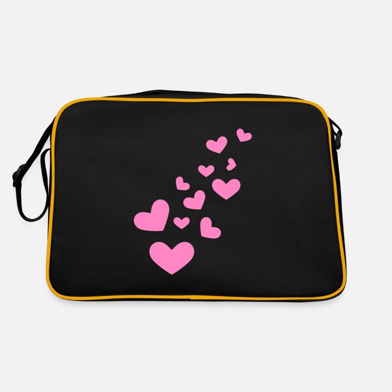 Herzchen Herz Muster Geschenk Retro Tasche