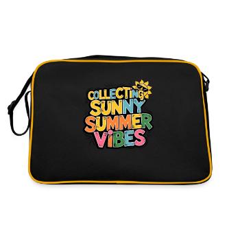 Sunny Summer Moments Vibes Summer Sun - Retro Bag - black/gold - Back