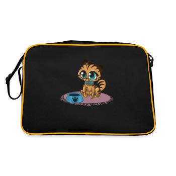 Sweed Kitty - Sac Retro - noir/or - Dos