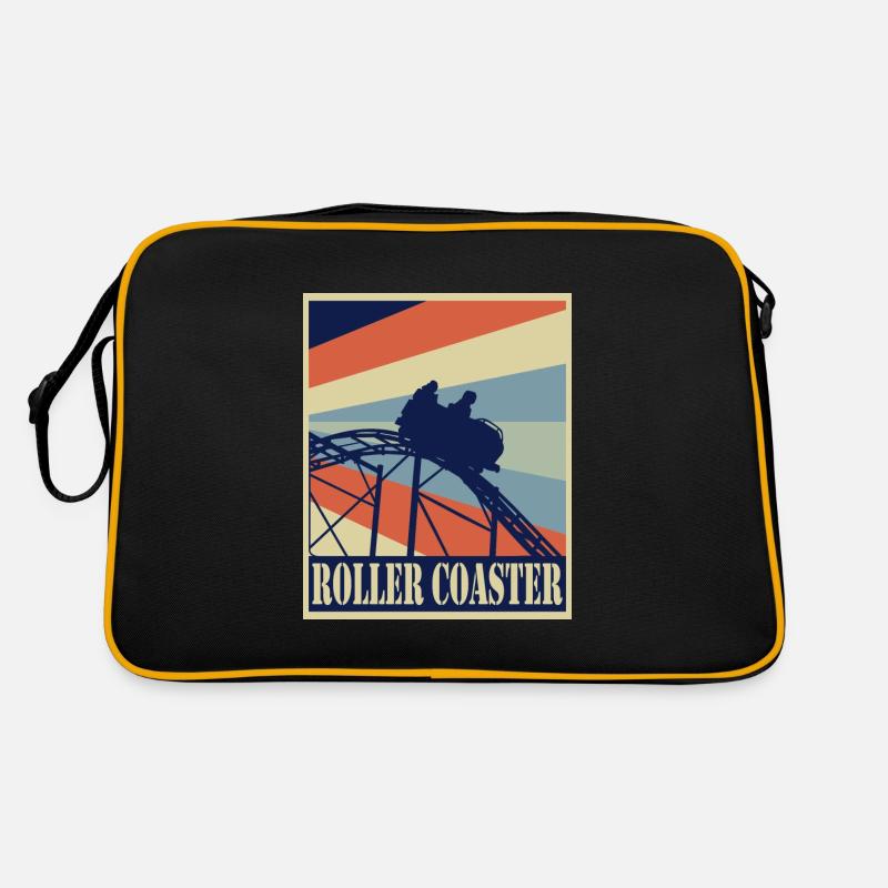 Roller Coaster Rollercoaster - Retro Style Vintage Retro Bag