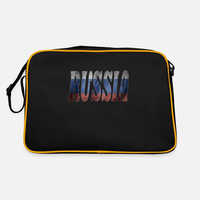 Russia - Retro Tasche - Schwarz/Gold