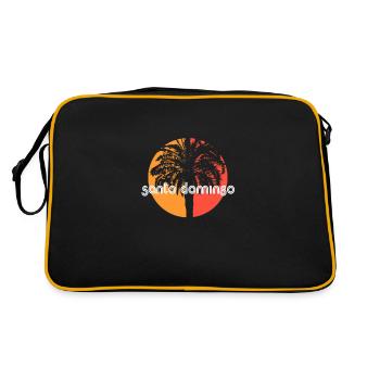 Saint-Domingue République Dominicaine Artistique - Sac Retro - noir/or - Dos