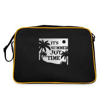 Son Summer Joy Time Beach Sun Warm - Sac Retro - noir/or - Dos