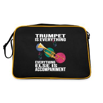 trompette trompette trompette trompette aérophon - Sac Retro - noir/or - Dos