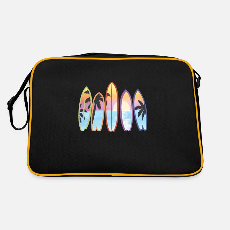 Planches de surf Plage Graphique Surfboard Sac Retro