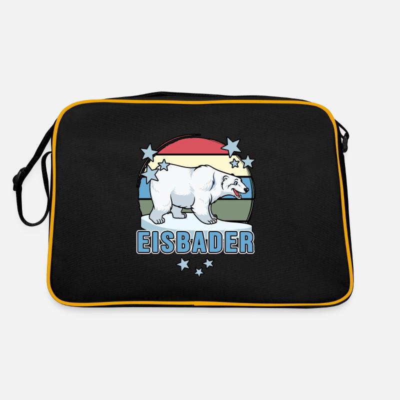 eisbader winterbad kälteresistent winterbader Retro Tasche