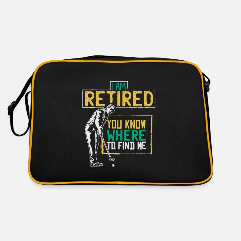 Golf golf à la retraite Sac Retro