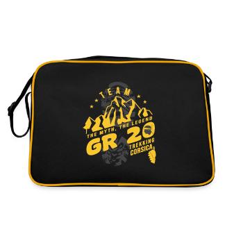 GR 20 trekking trek gr 20 corsica - Retro Bag - black/gold - Back