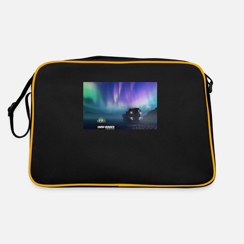 SnowRunner: Abenteuer auf dem Eis unter dem Polarlicht Retro Tasche