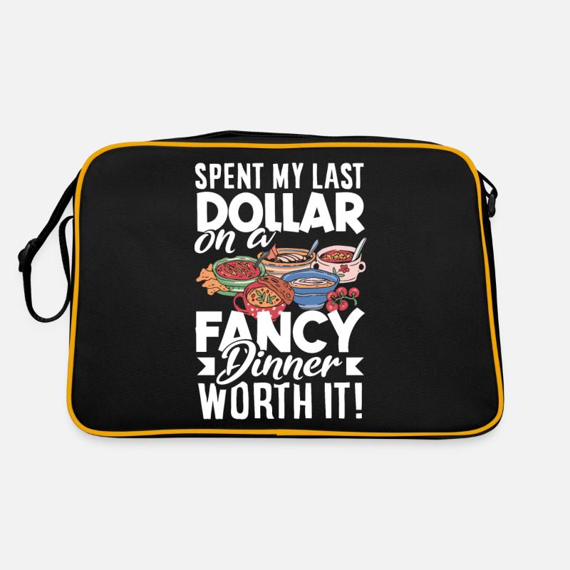 J’ai dépensé mon dernier dollar pour un dîner chic. Ça vaut le coup! Sac Retro