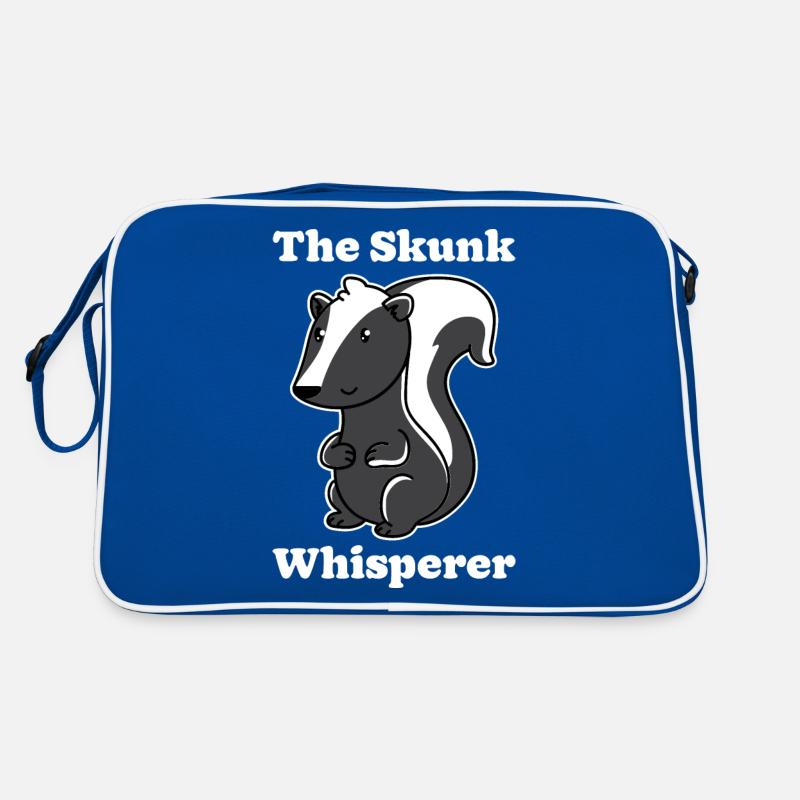 Stinktierflüsterer Retro Tasche