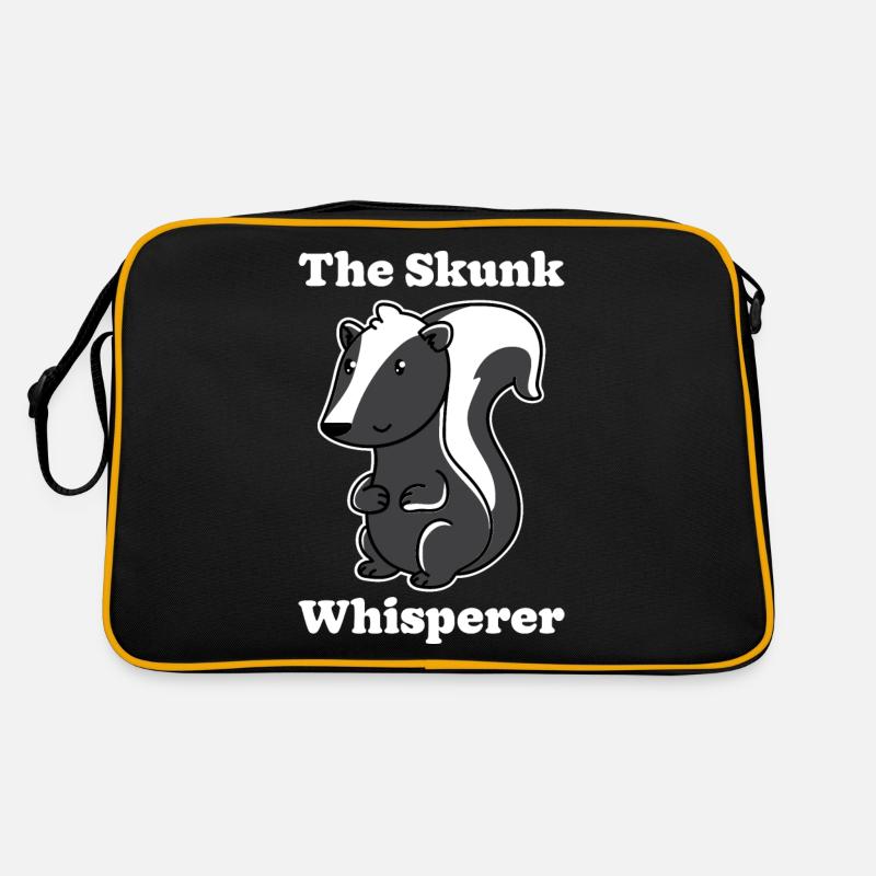 Stinktierflüsterer Retro Tasche