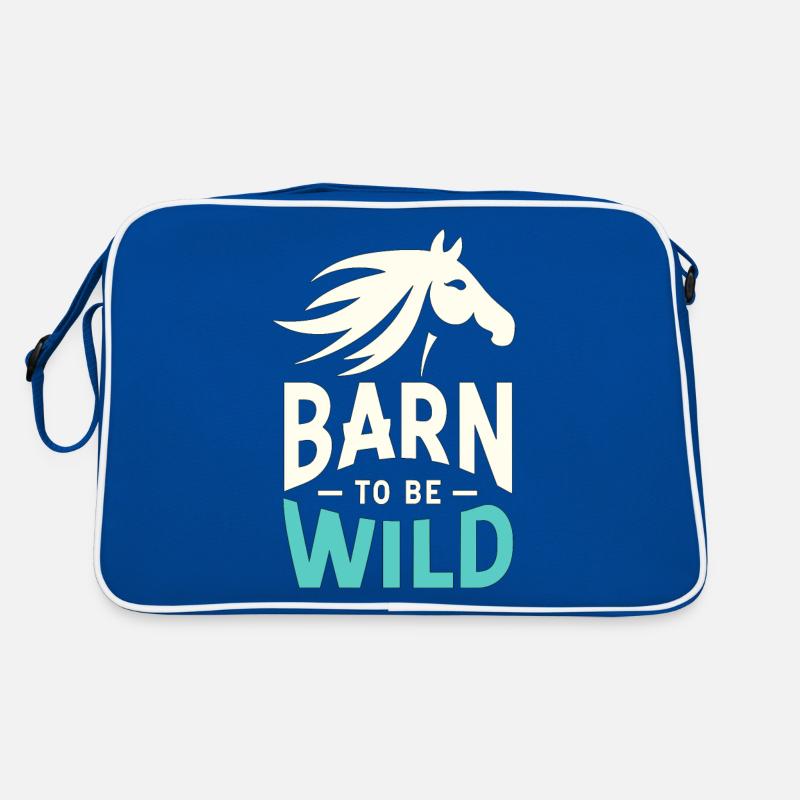 Scheune "Wild sein Retro Tasche