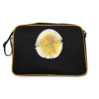 Protoceratium reticulatum - Retro Bag - black/gold - Back