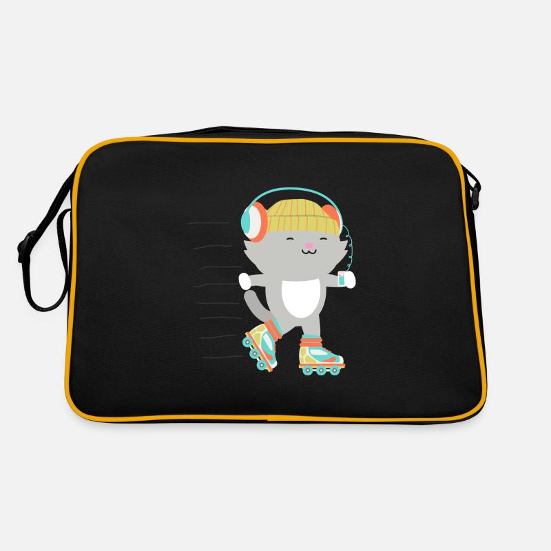 Patin à roulettes Chat Chat Rollerskates Chat Sac Retro