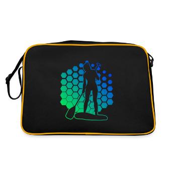 Standup Paddle Standup Paddle Hommes Sup - Sac Retro - noir/or - Dos
