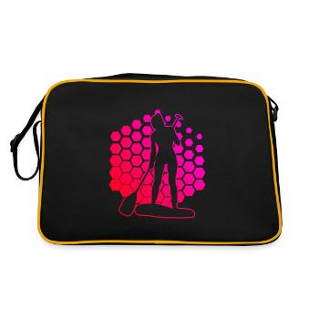 Standup Paddle Standup Paddleboard Standup Paddlin - Sac Retro - noir/or - Dos