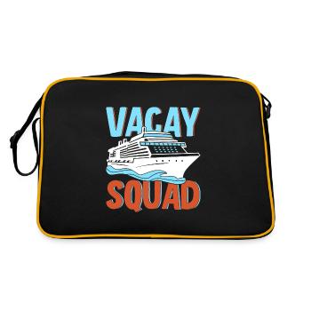 Vacay Squad Family Holidays - Retro Bag - black/gold - Back