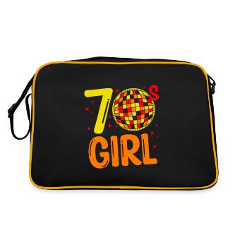 70s Fille 70s Fille Hippie - Sac Retro - noir/or - Dos