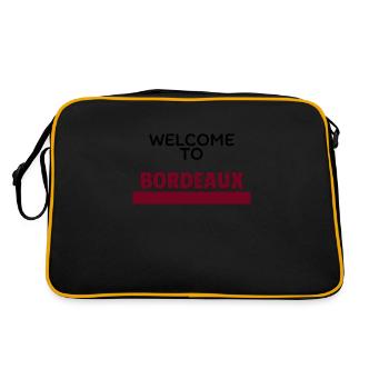bienvenue a bordeaux - Sac Retro - noir/or - Dos