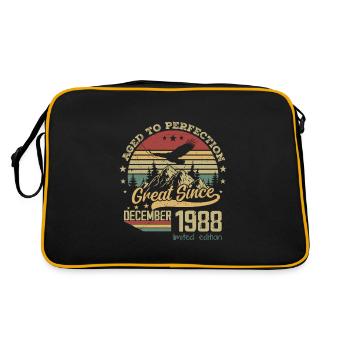 36 years old Aged to Perfection born: December 1988 - Retro Bag - black/gold - Back