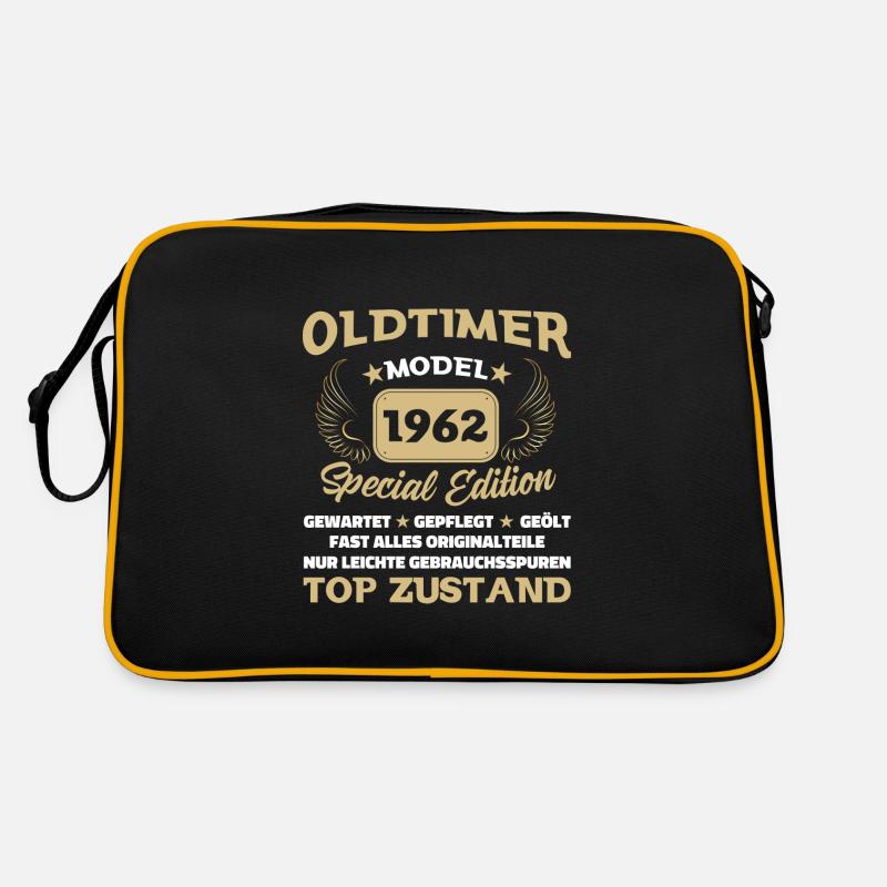 Oldtimer Modell 1962 Geburtstag Lustiger Spruch Retro Tasche