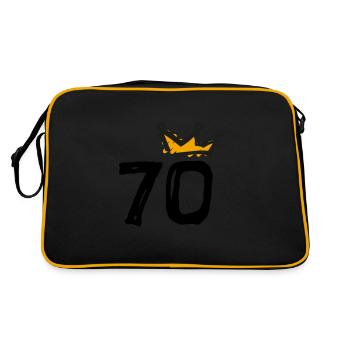 70e anniversaire Krone - Sac Retro - noir/or - Dos