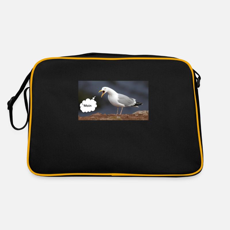 Moin Möwe Retro Tasche