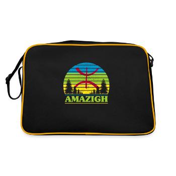 amazigh - Retro Bag - black/gold - Back