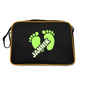 Bébé Jannik - Sac Retro - noir/or - Dos