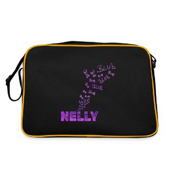 Fun Nelly - Retro Bag - black/gold - Back