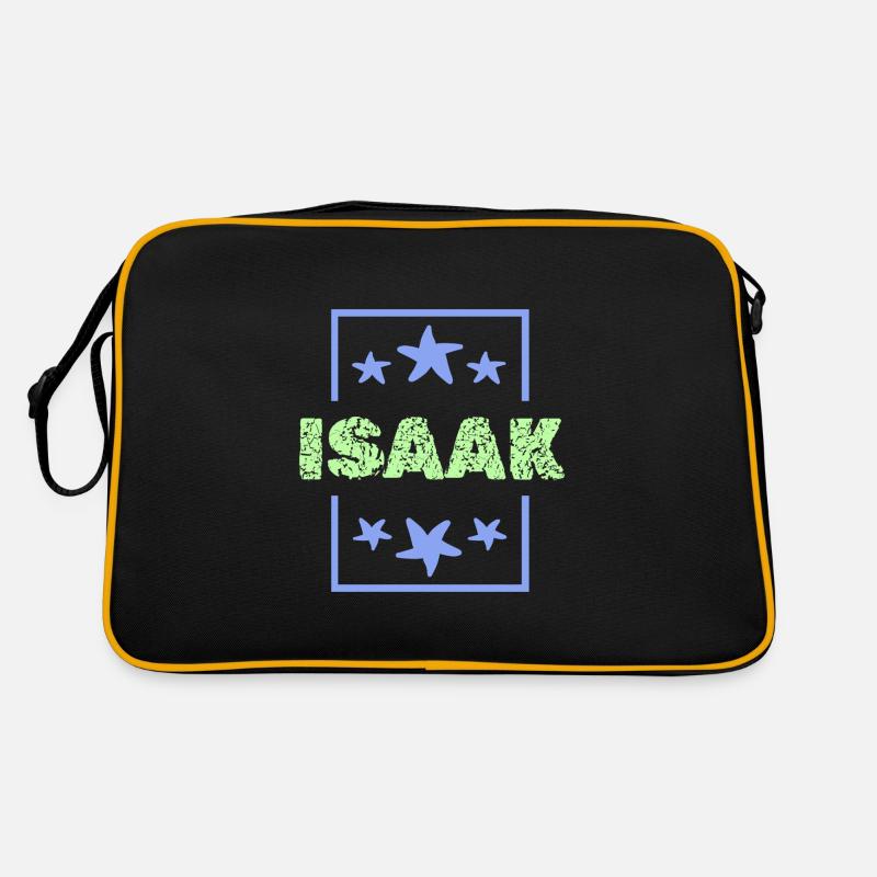Boy name Isaac Retro Bag