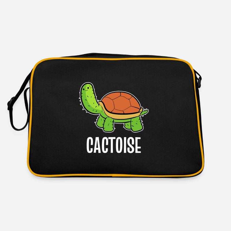 Cactoise animal and cactus lovers gift Retro Bag