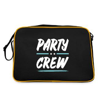 Party Crew - Retro Bag - black/gold - Back