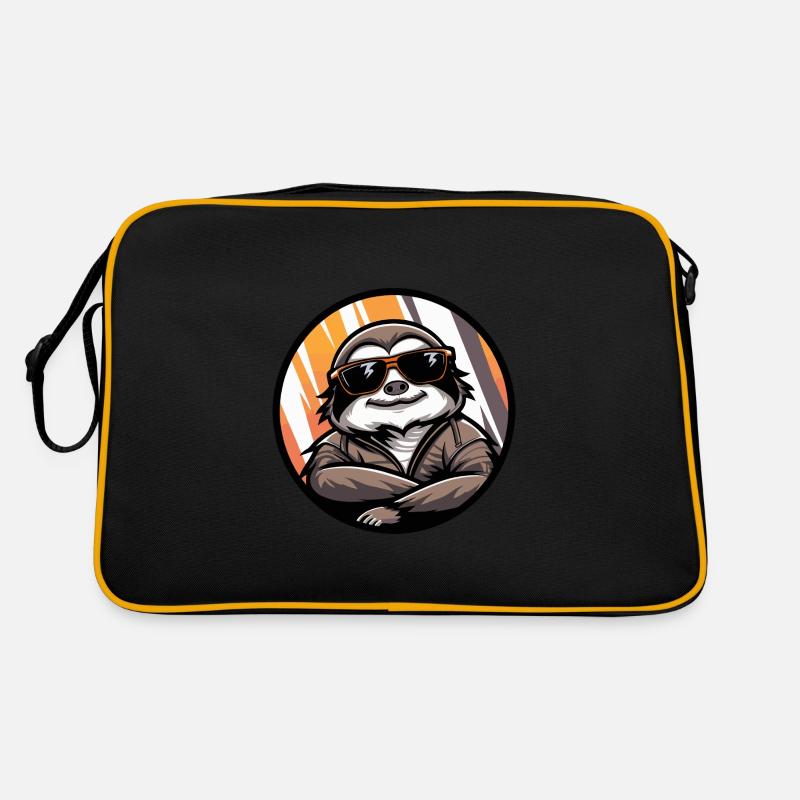 Faultier Cool Comic Retro Tasche