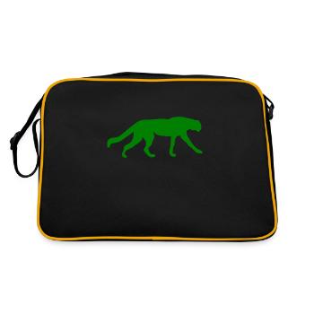 vert Tiger - Sac Retro - noir/or - Dos
