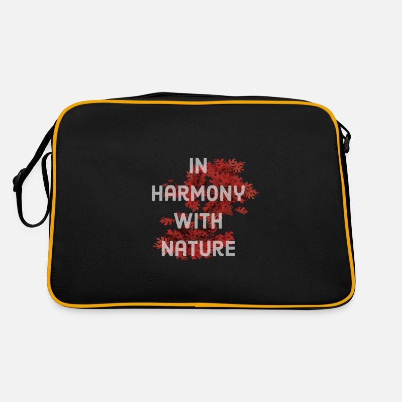 Sei In Stimmung Mit Der Natur Retro Tasche