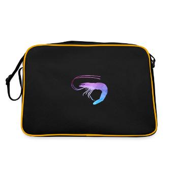 Shrimp Polygon - Retro Bag - black/gold - Back