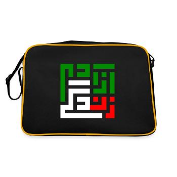 Zan Zendegi Azadi Mahsa Amini Iran - Sac Retro - noir/or - Dos