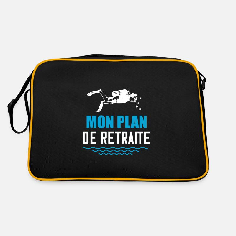La plongée sous-marine mon plan de retraite humour Sac Retro