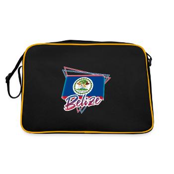 Belize - Sac Retro - noir/or - Dos