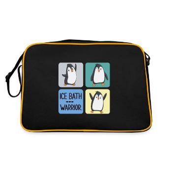 bain de glace cryothérapie bain de glace pingouin kneipp - Sac Retro - noir/or - Dos