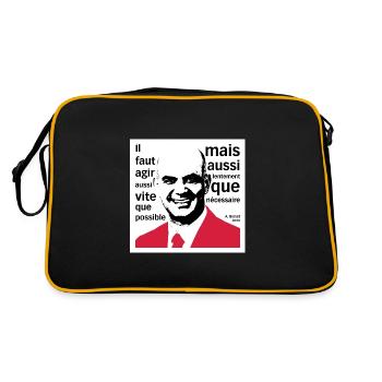 Berset 2020 - Retro Tasche - Schwarz/Gold - Hinten