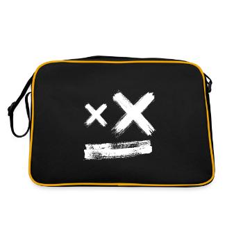 Masque Dead Brush - blanc - Sac Retro - noir/or - Dos