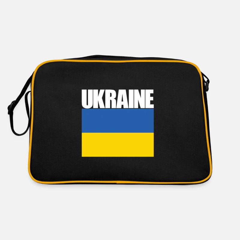 L’Ukraine et le drapeau de l’Ukraine Sac Retro