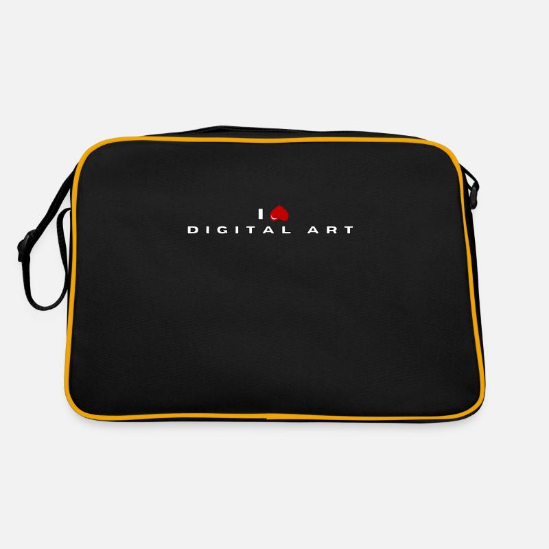 I hate Digital art Retro Bag