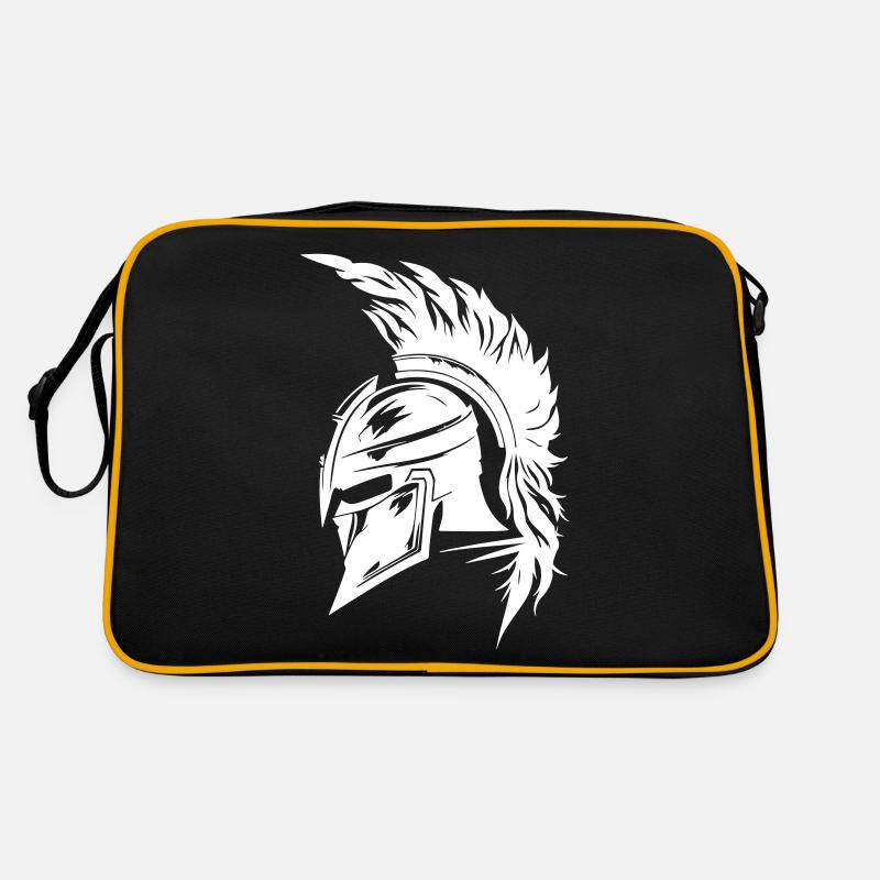 Spartaner Helm Gladiator Sparta Retro Tasche